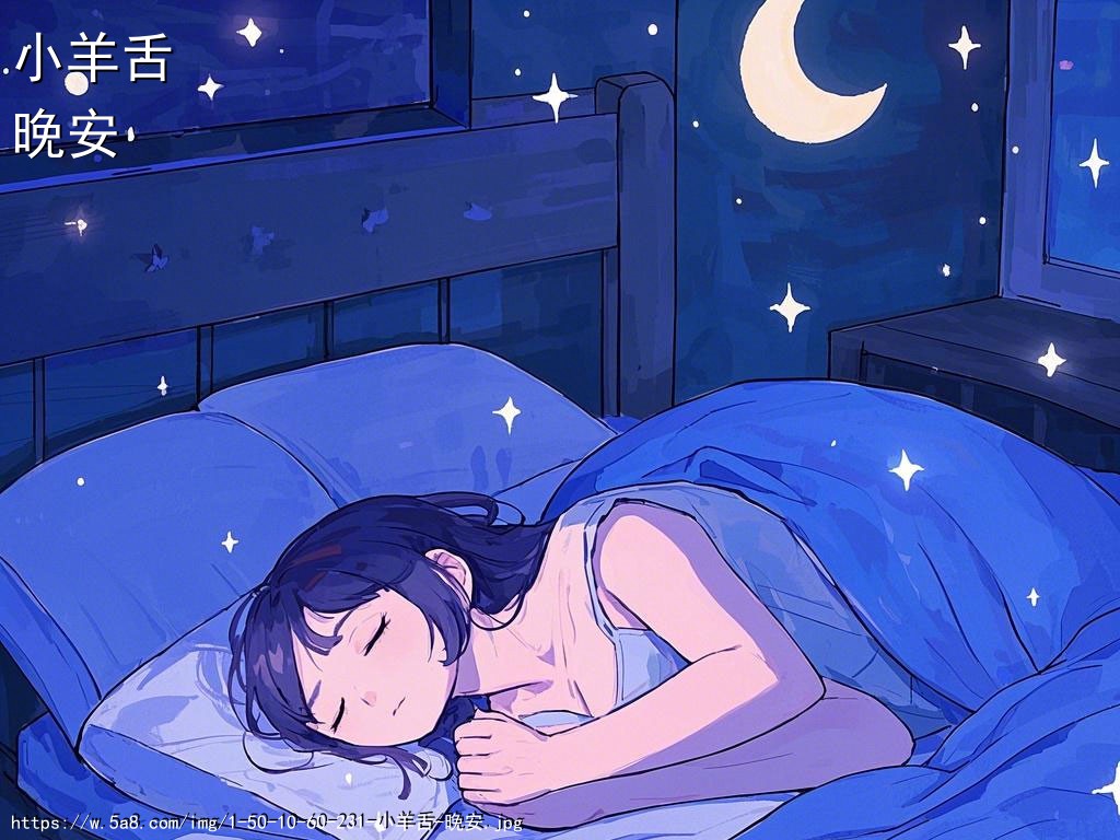 小羊舌晚安搞笑图片