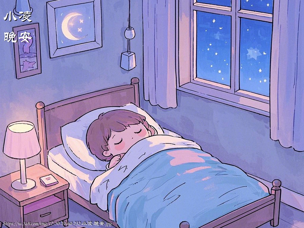 小凌晚安搞笑图片