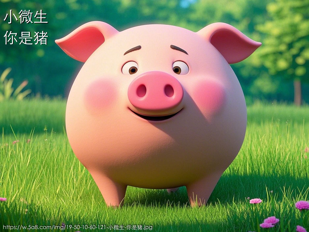 小微生你是猪搞笑图片