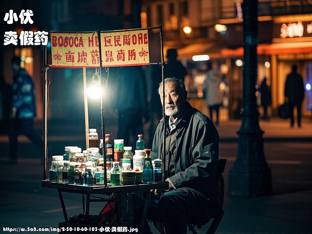 小伏卖假药搞笑图片