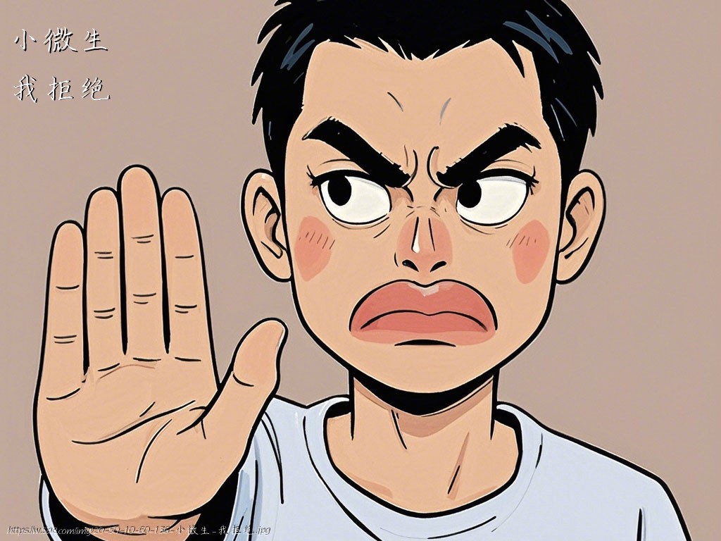 小微生我拒绝搞笑图片