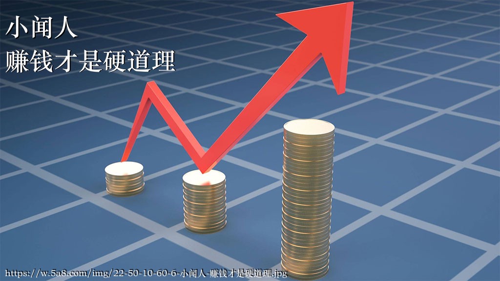 小闻人赚钱才是硬道理搞笑图片