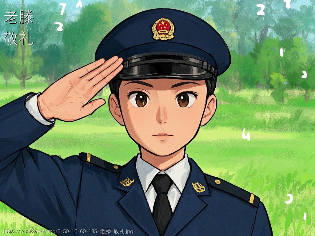 老滕敬礼搞笑图片